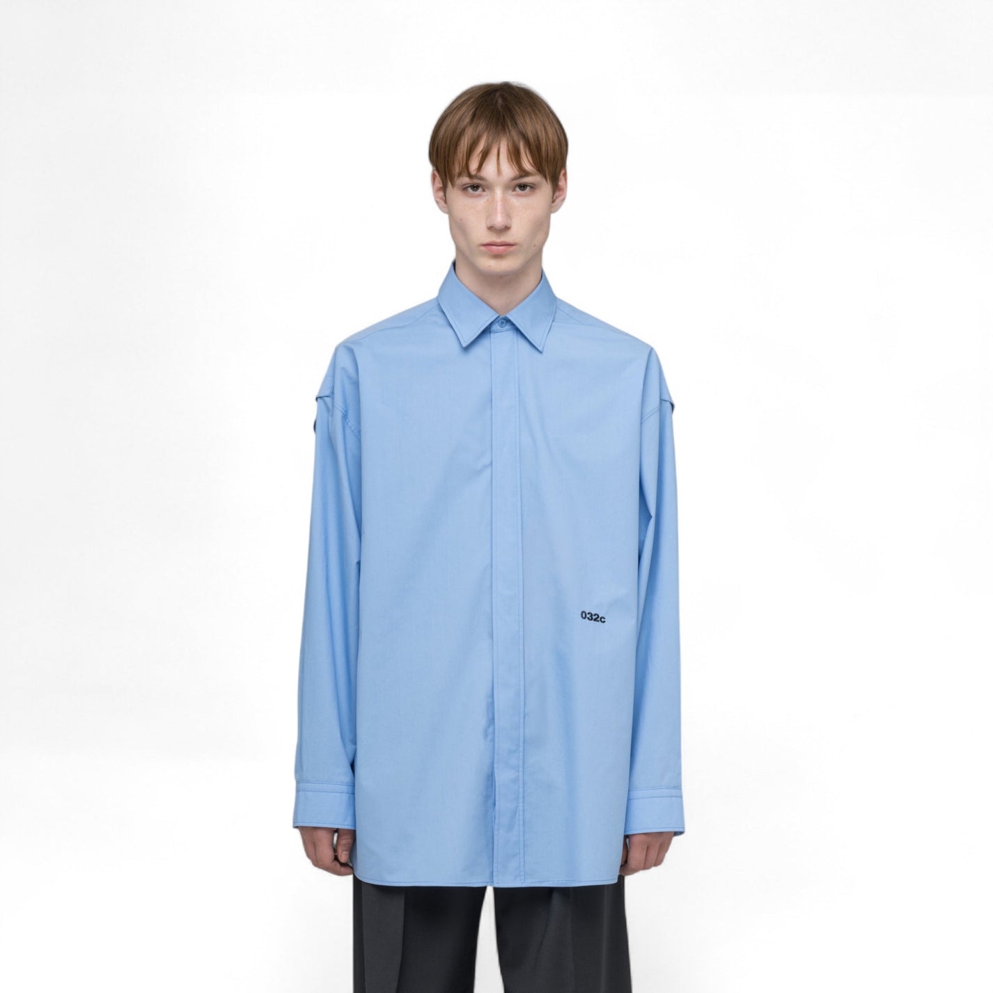 032C "PLEASE STEAM" OVERSIZED SHIRT - 032C