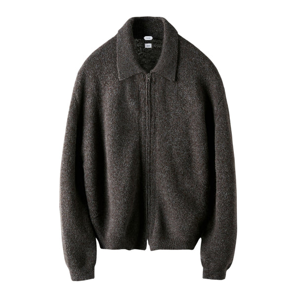 POST ARCHIVE FACTION (PAF), Post Archive Faction Knit Zip Shirt (Archive) Taupe