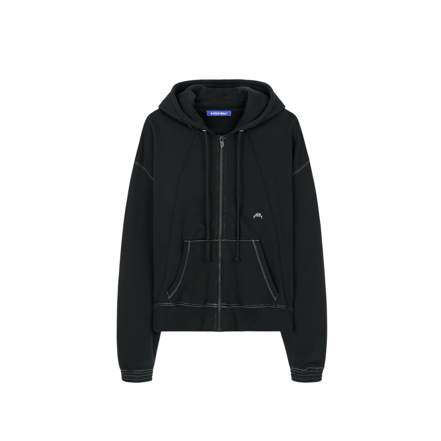 A - COLD - WALL Millbank Zip Hoodie Onyx - A - COLD - WALL