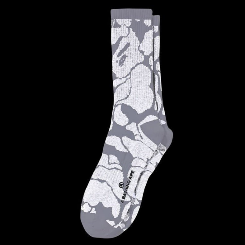 Bape Reflective Camo Socks - A Bathing Ape