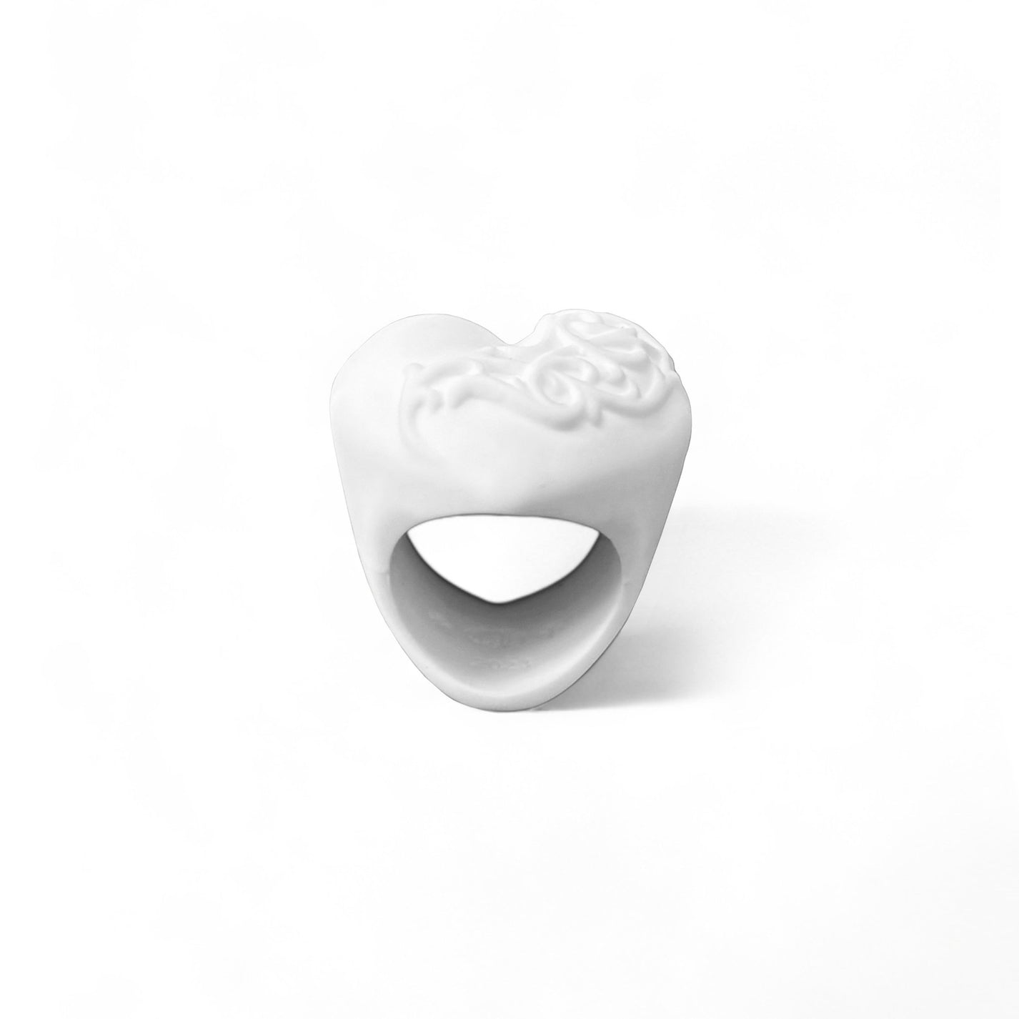 Chrome Hearts Silicone Heart Ring - Chrome Hearts