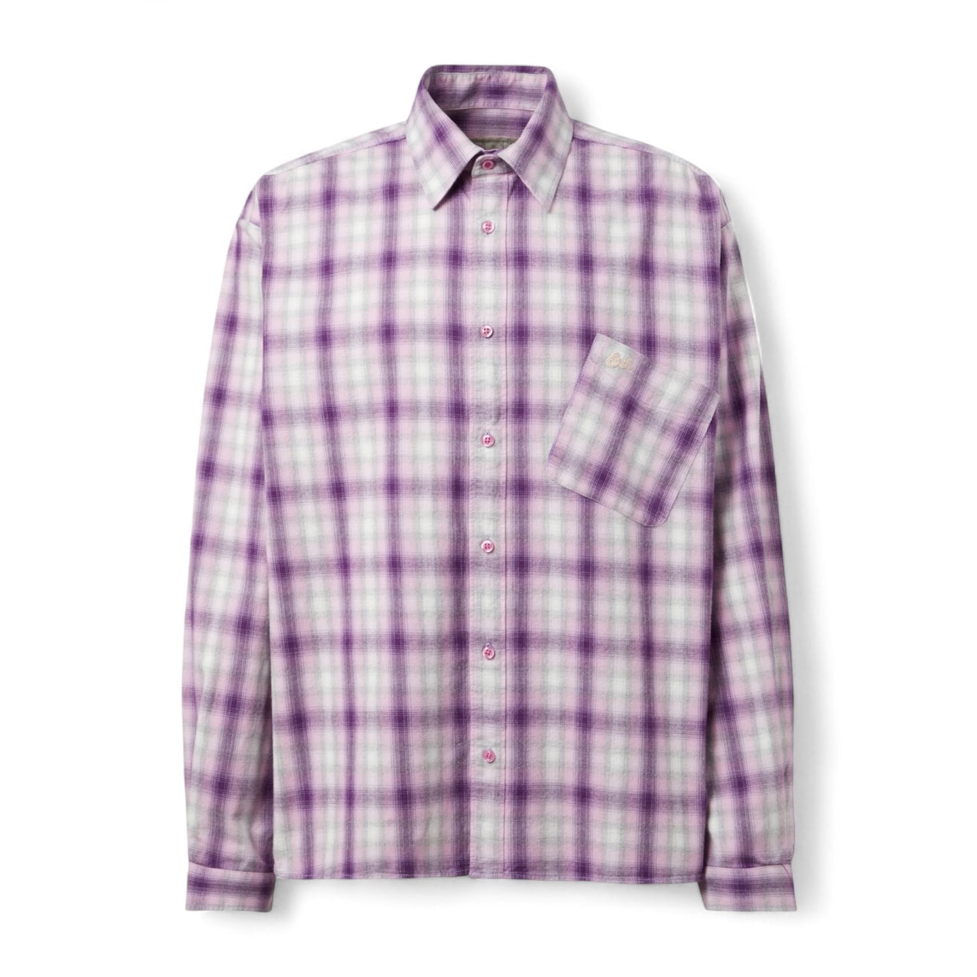 ERL Purple Plaid Overshirt - ERL