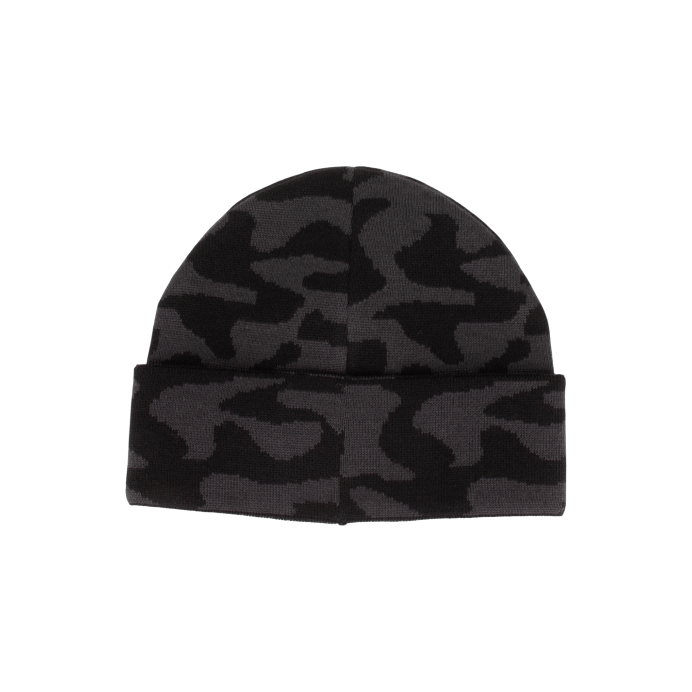 Juun.J Camouflage Pattern Double - Folded Wool Blend Beanie - Juun.J