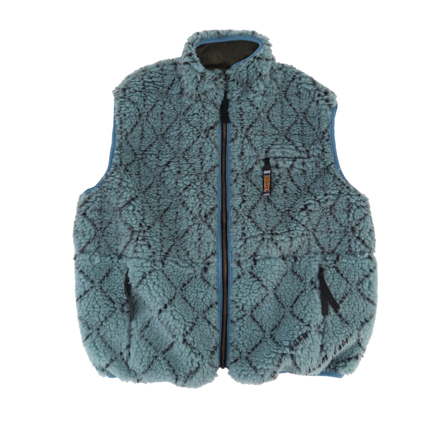 Kapital Sashiko Boa Fleece Vest - Kapital