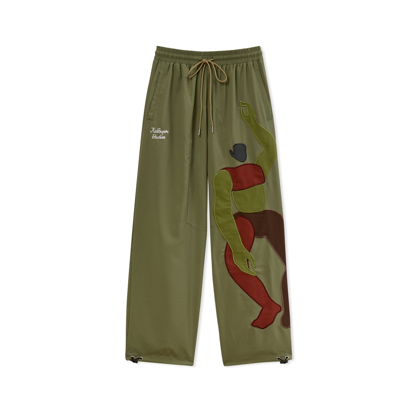 Kidsuper Studios Falling Guy Track Pants Green - Kidsuper Studios