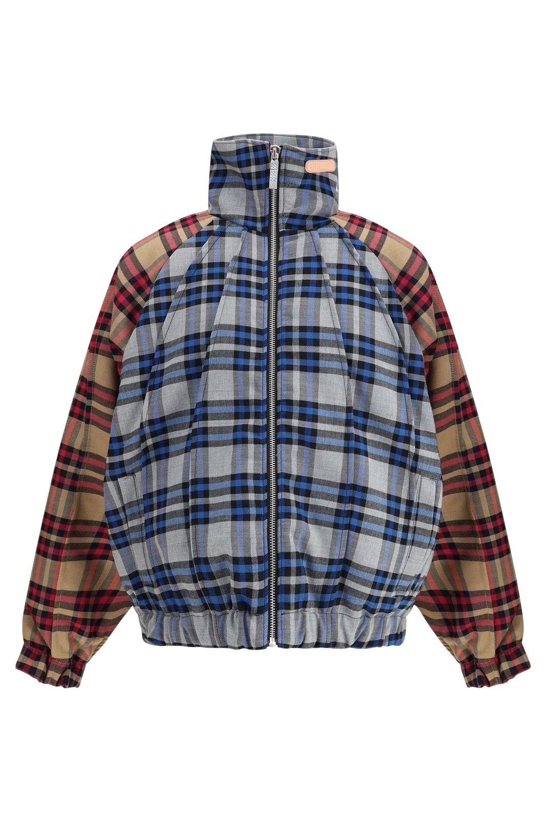 PDF Channel Federico Patchwork Check Jacket - PDF Channel