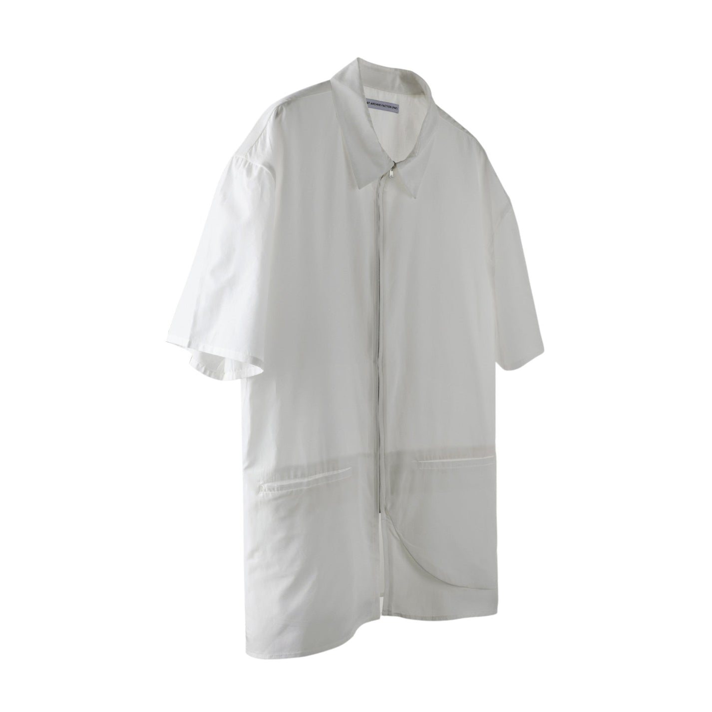 Post Archive Faction 8.0 Half Shirt Right (White) - POST ARCHIVE FACTION (PAF)