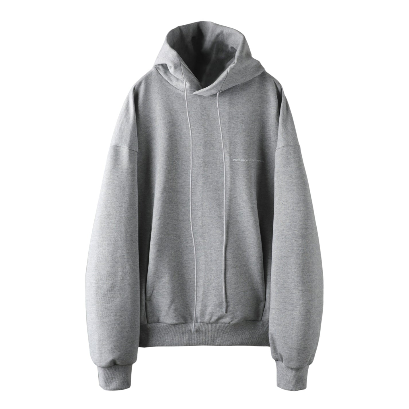 Post Archive Faction 8.0 Hoodie Right (Grey) - POST ARCHIVE FACTION (PAF)
