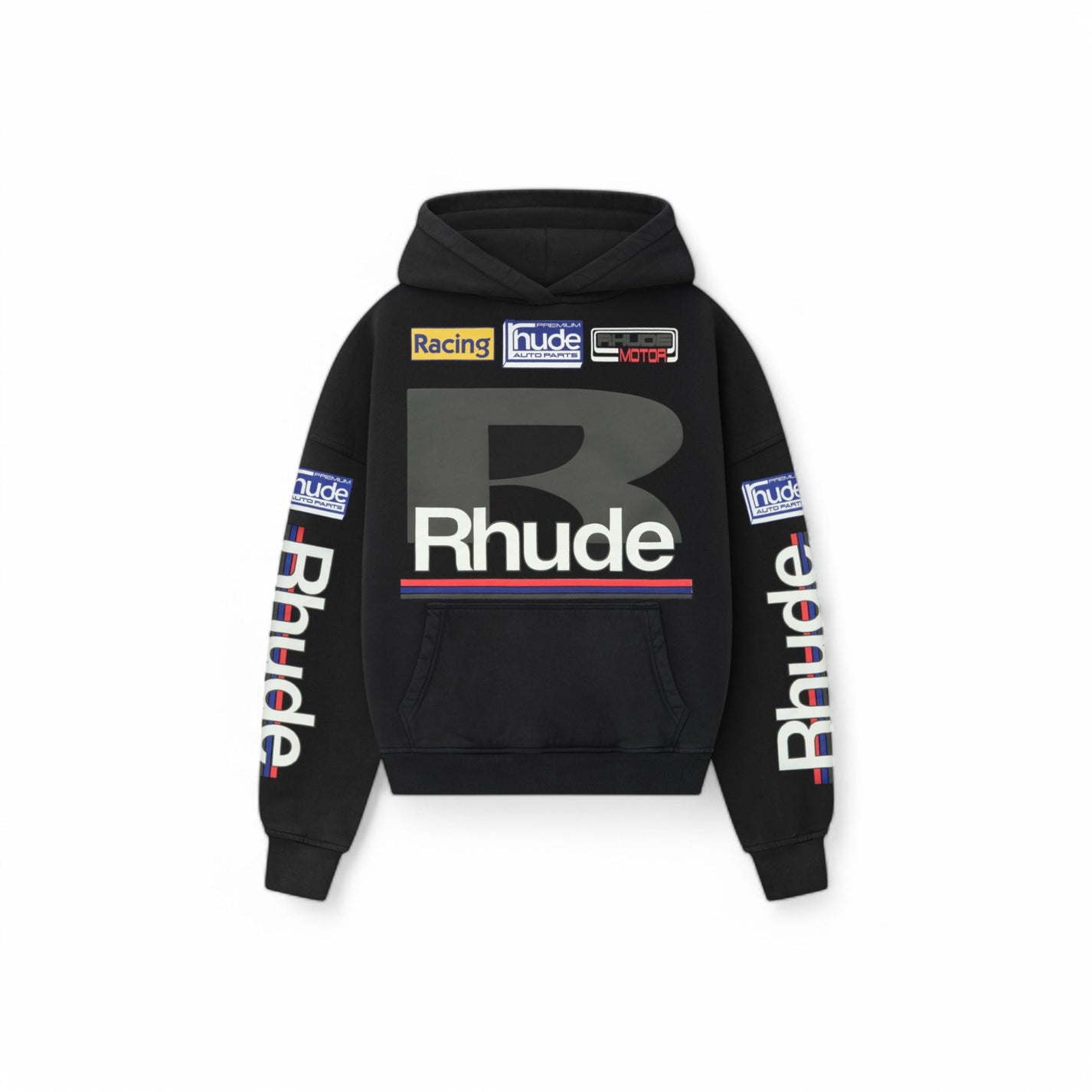 Rhude Petrol Patch Hoodie - Rhude
