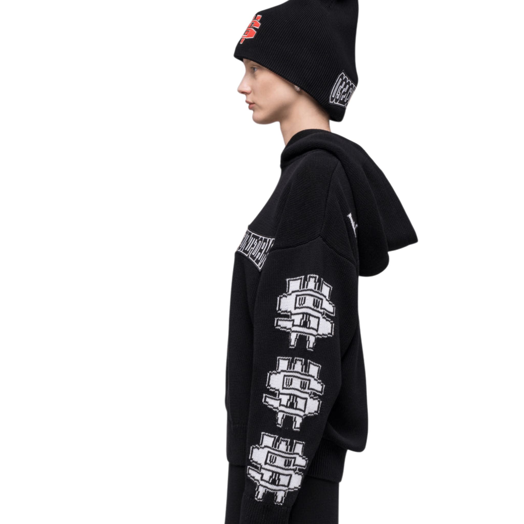 032 One Dollar Bill Knit Hoodie - 032C