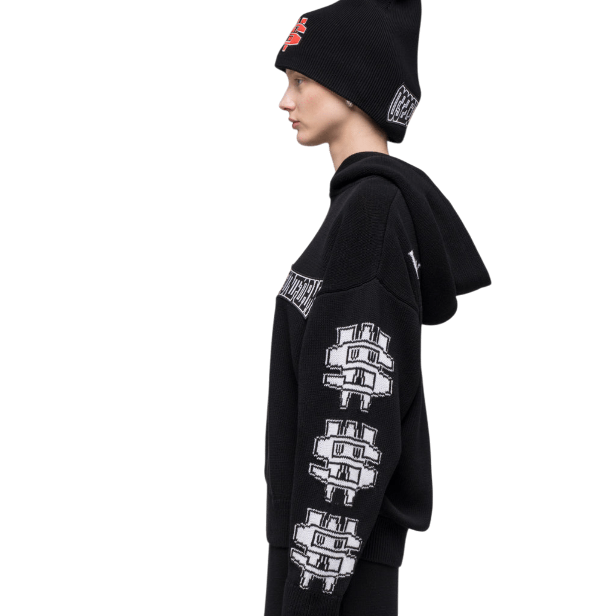 032 One Dollar Bill Knit Hoodie - 032C