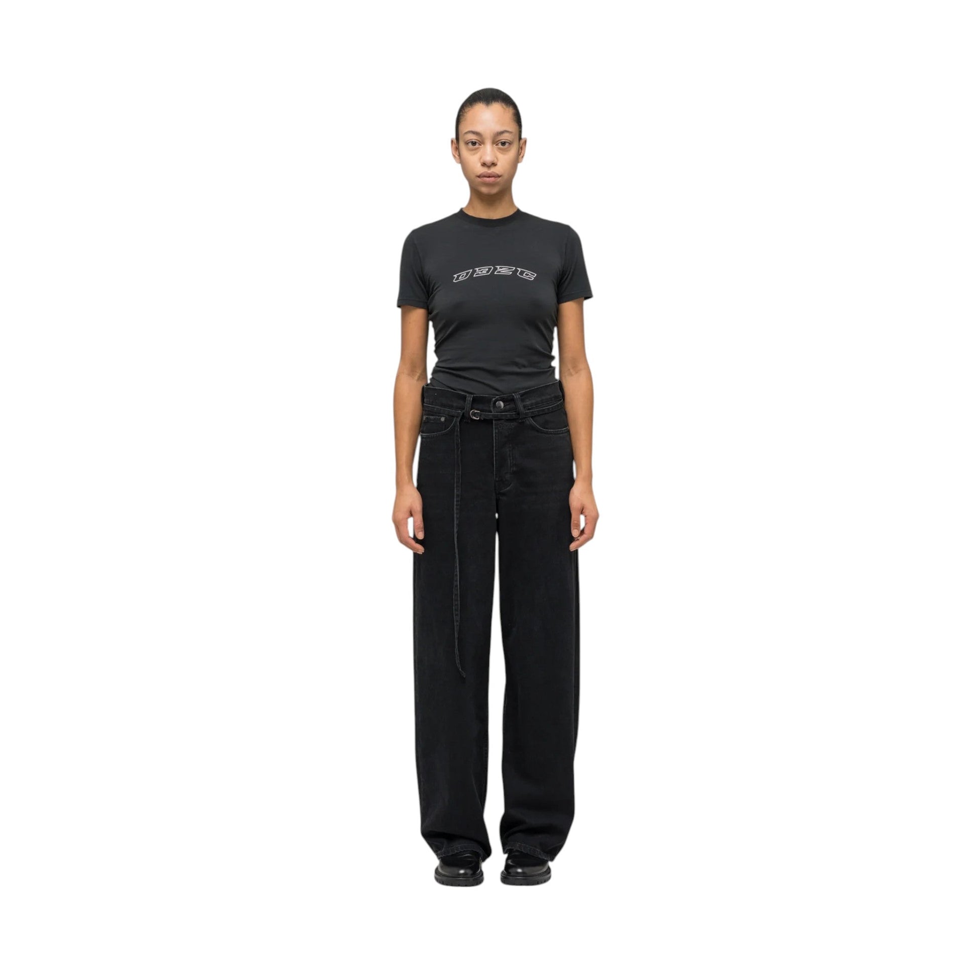 032C &quot;DOWN TO EARTH&quot; WIDE LEG JEANS - 032C