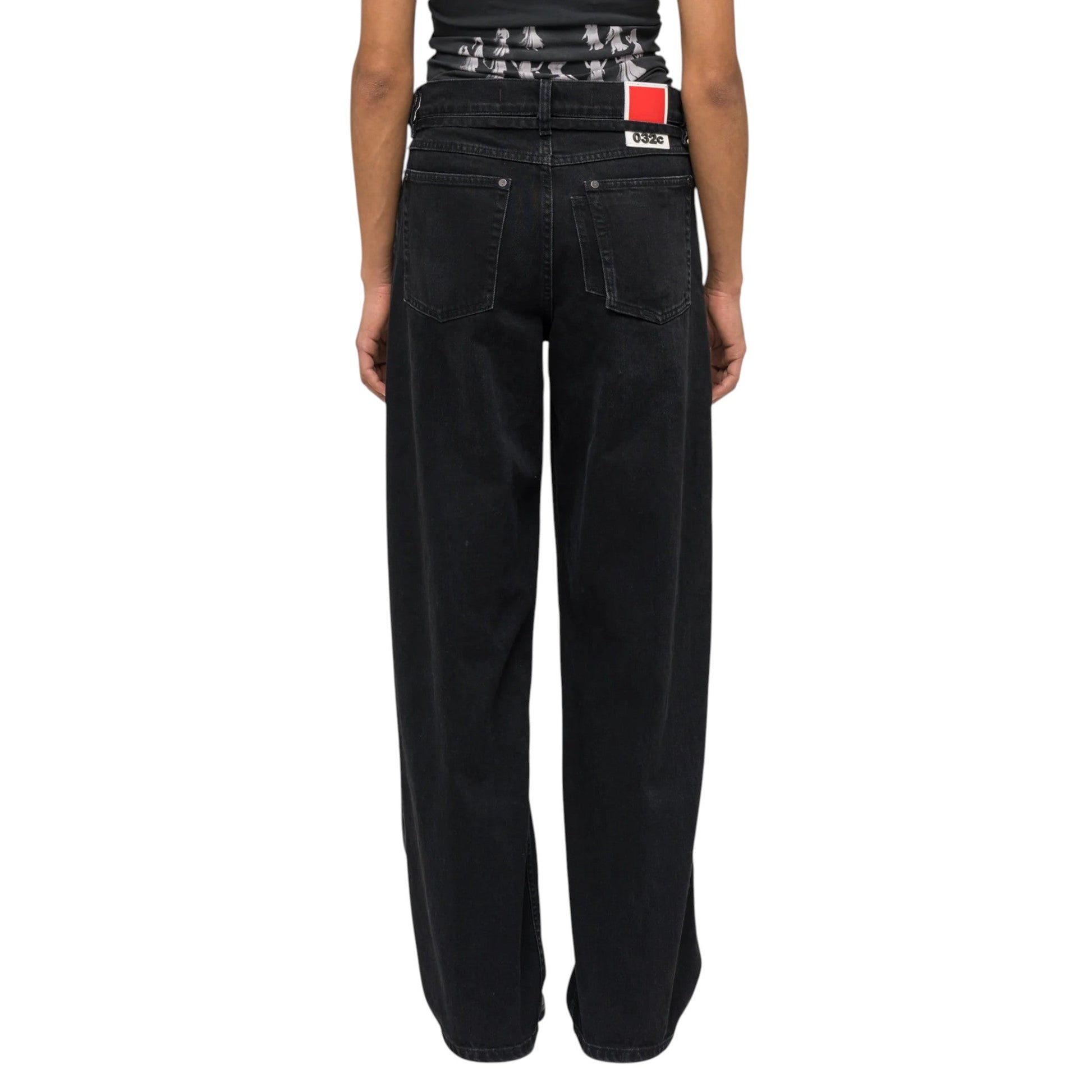 032C &quot;DOWN TO EARTH&quot; WIDE LEG JEANS - 032C
