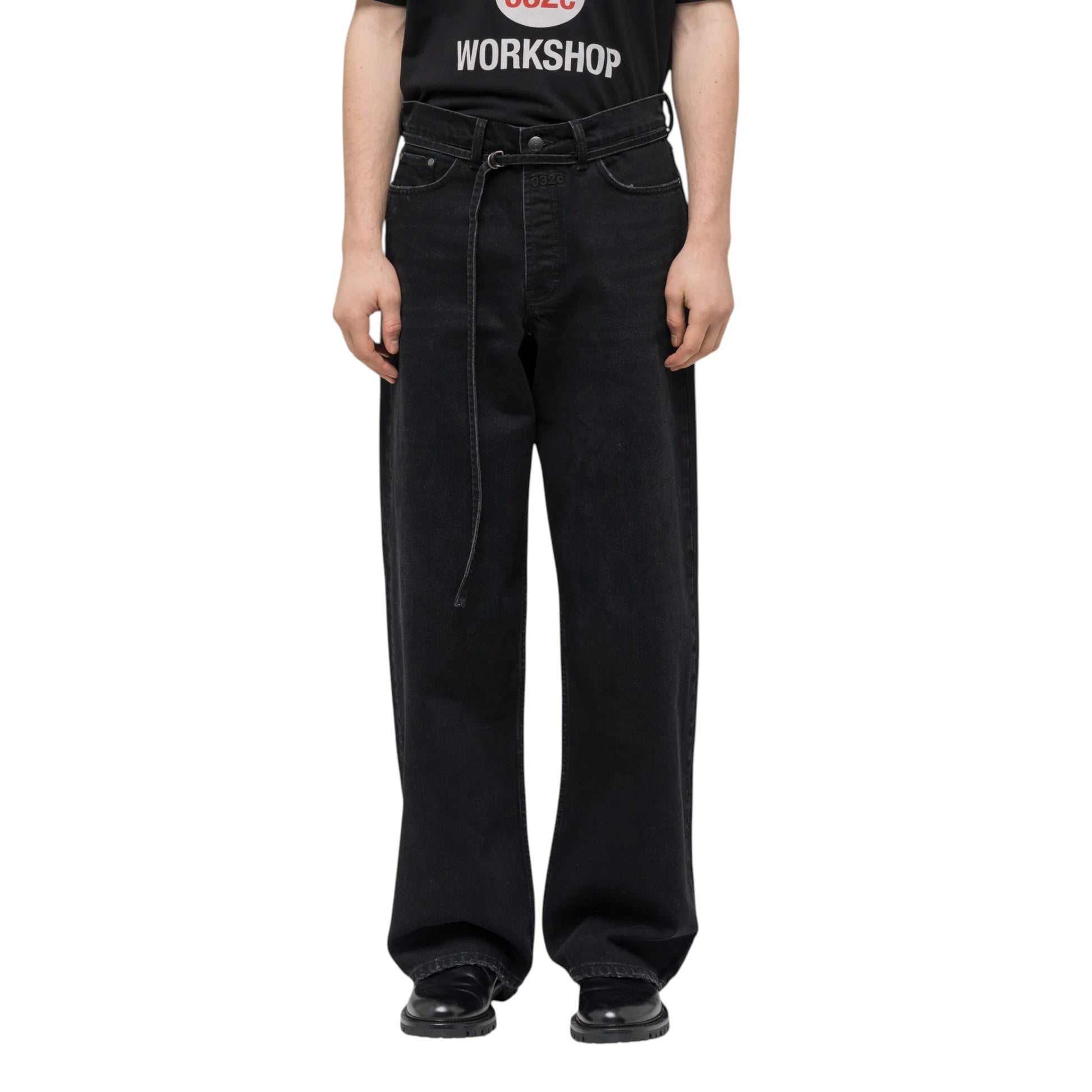032C &quot;DOWN TO EARTH&quot; WIDE LEG JEANS - 032C
