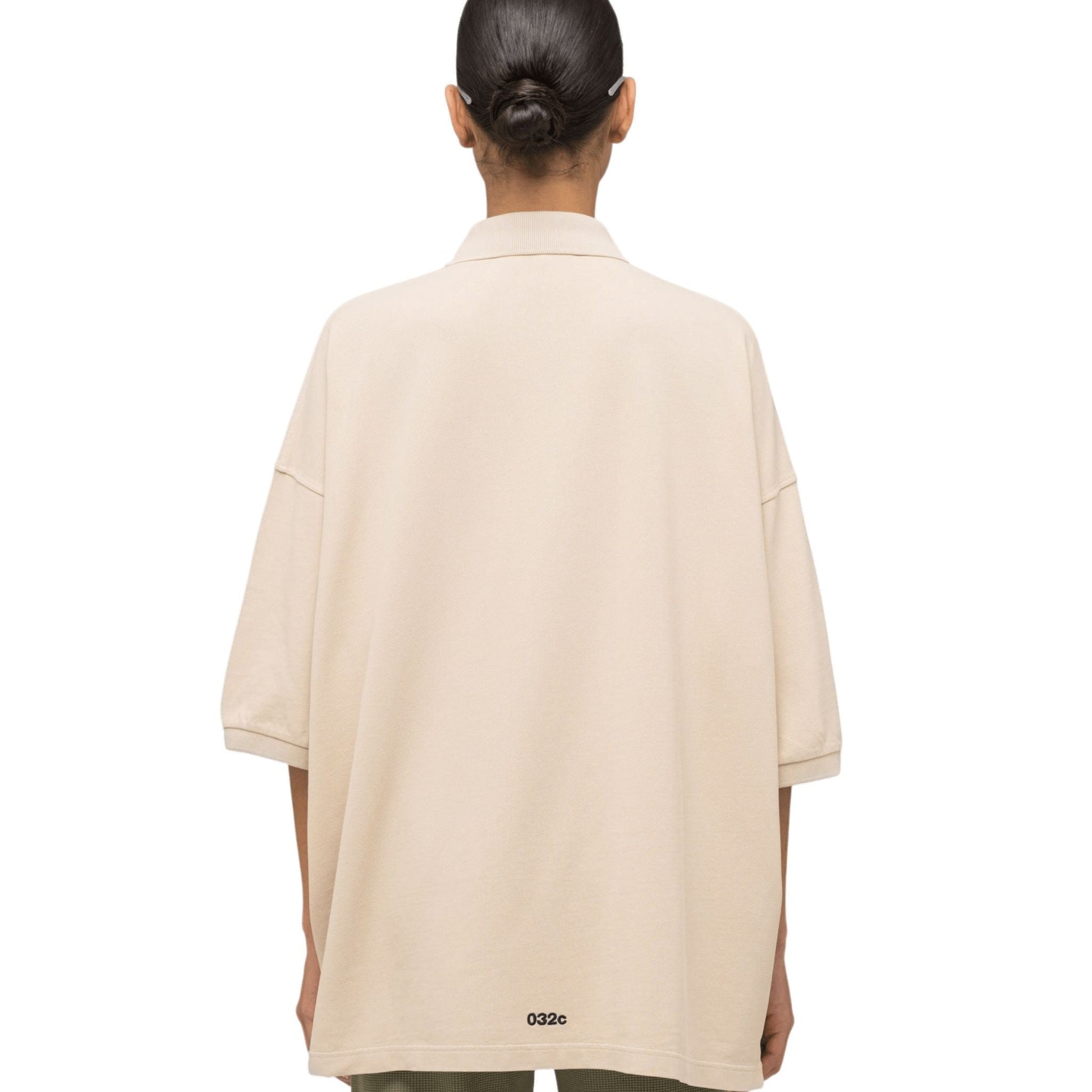 032C Fainting Cross Oversized Polo Shirt - 032C