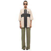 032C Fainting Cross Oversized Polo Shirt - 032C
