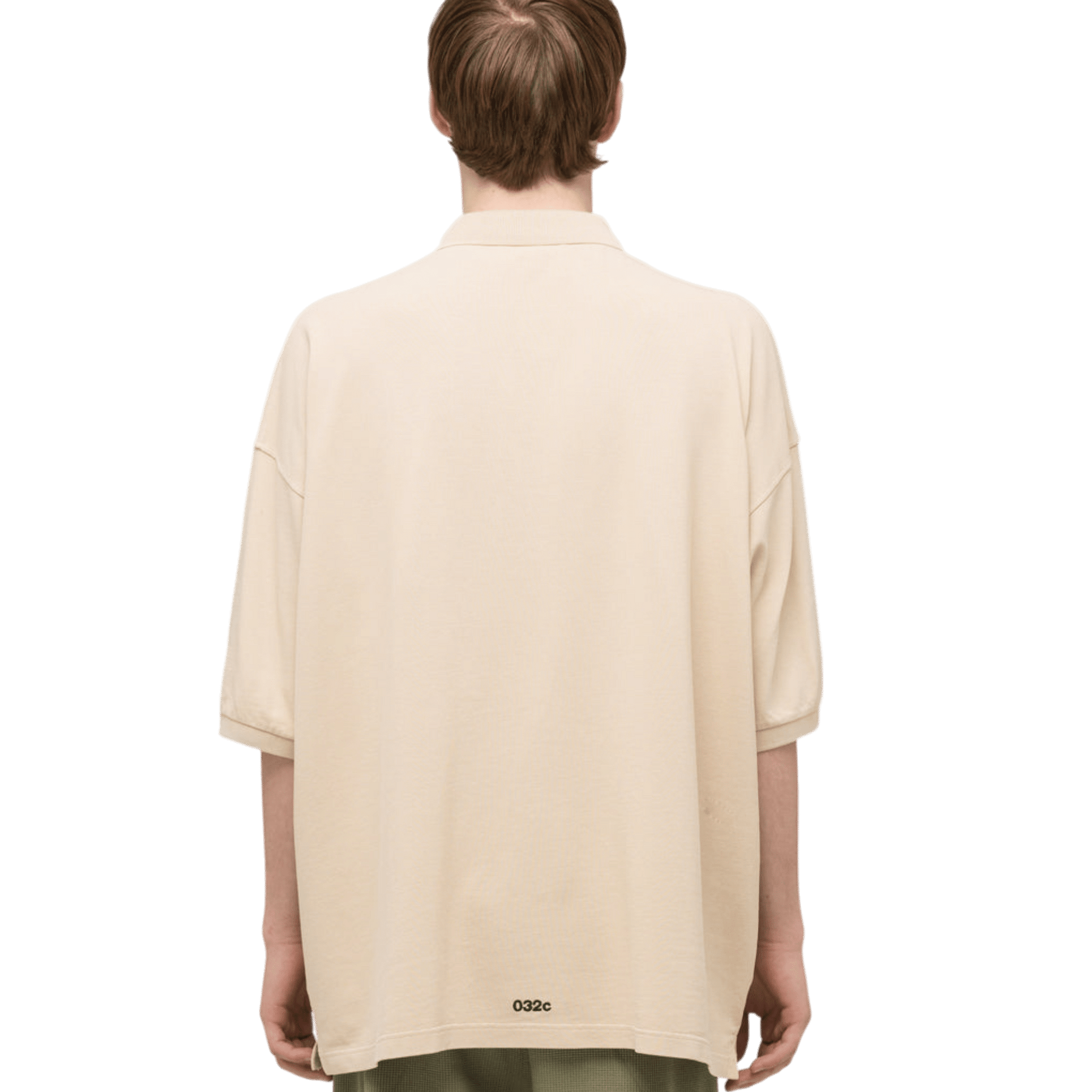 032C Fainting Cross Oversized Polo Shirt - 032C
