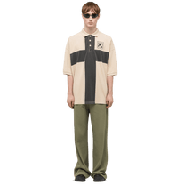 032C Fainting Cross Oversized Polo Shirt - 032C