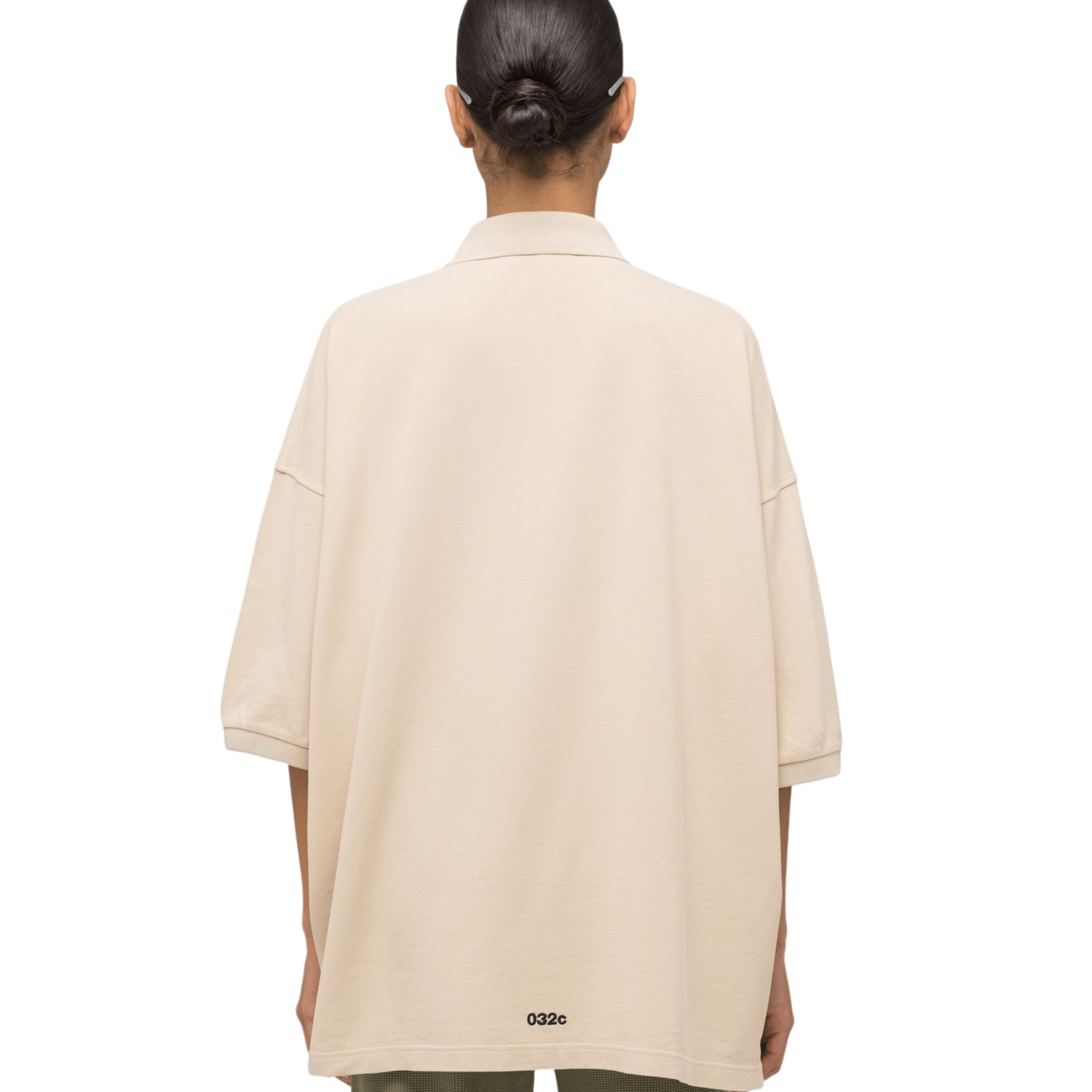 032C Fainting Cross Oversized Polo Shirt - 032C