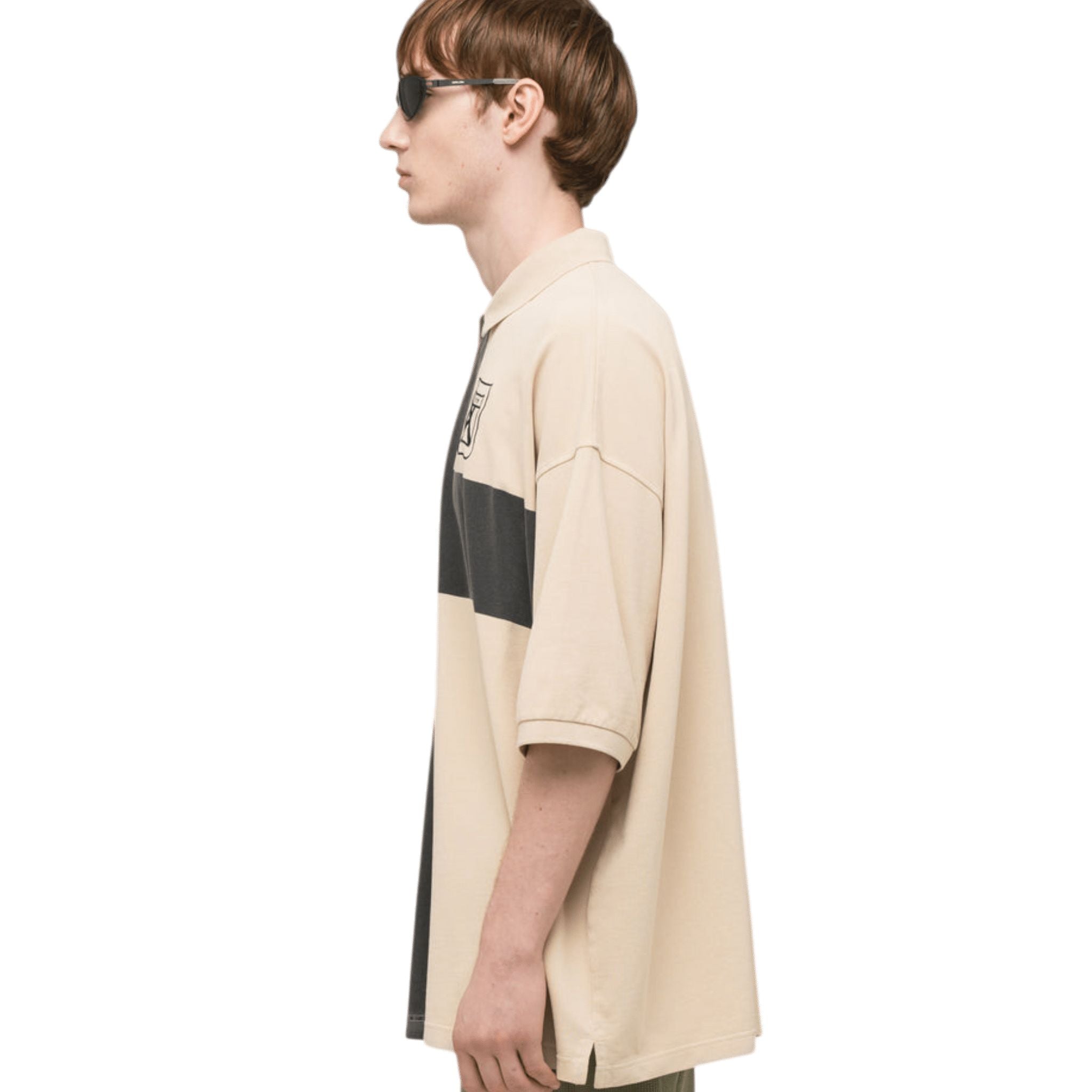 032C Fainting Cross Oversized Polo Shirt - 032C