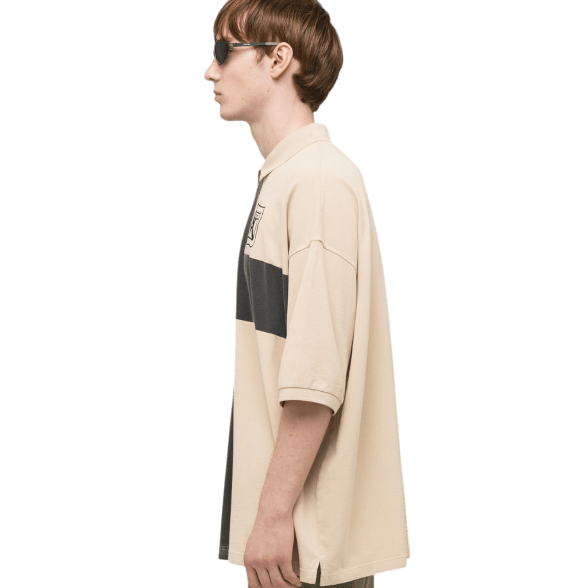 032C Fainting Cross Oversized Polo Shirt - 032C