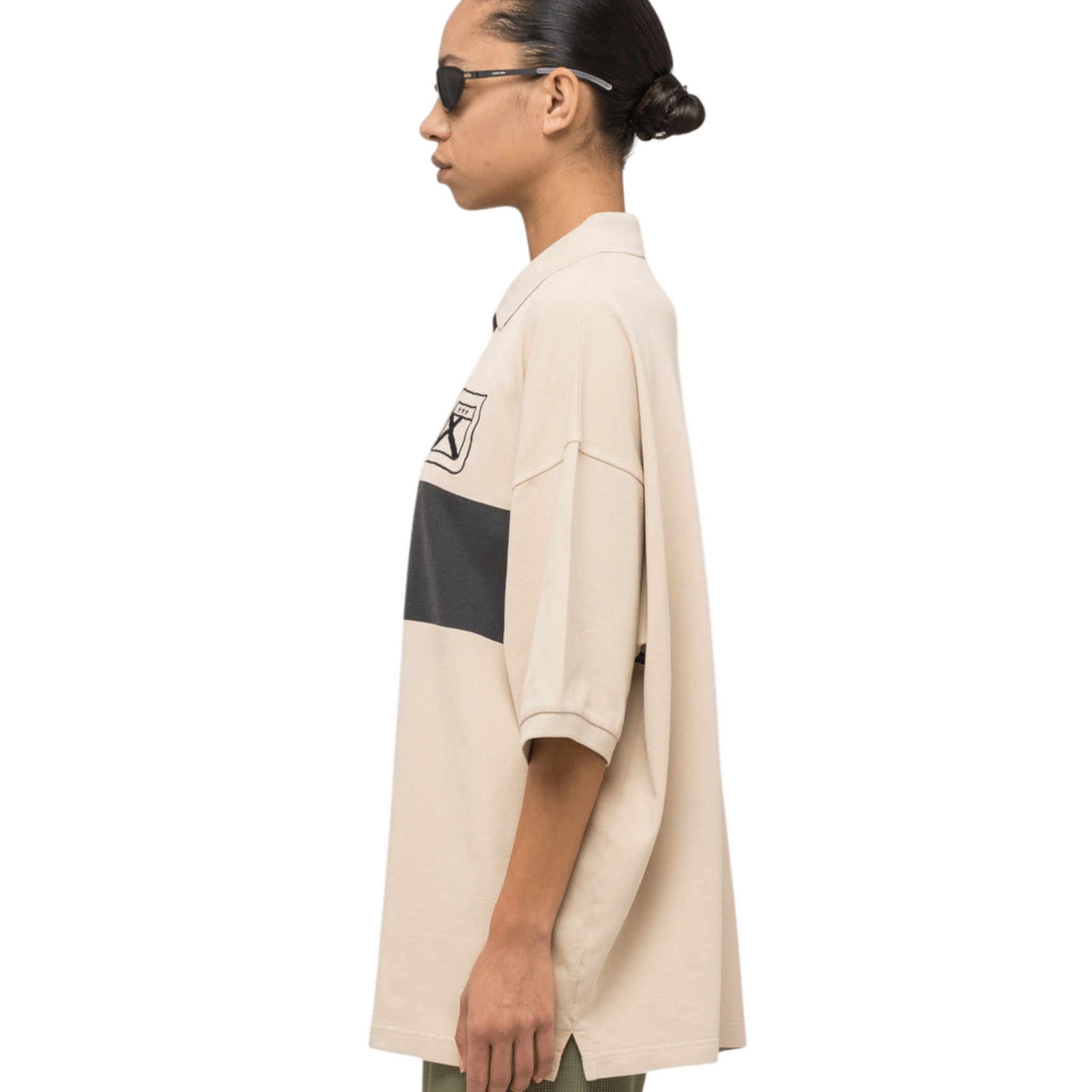 032C Fainting Cross Oversized Polo Shirt - 032C