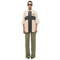 032C Fainting Cross Oversized Polo Shirt - 032C
