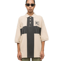 032C Fainting Cross Oversized Polo Shirt - 032C