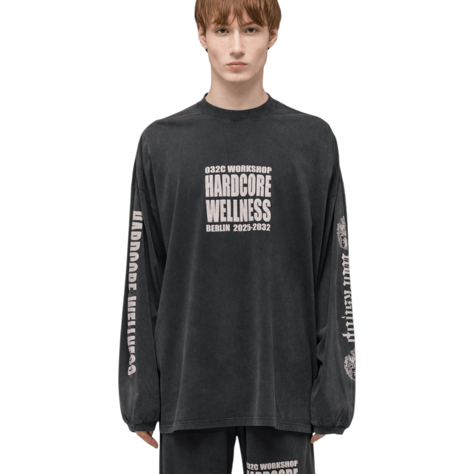 032C Hardcore Wellness Oversized Longsleeve - 032C