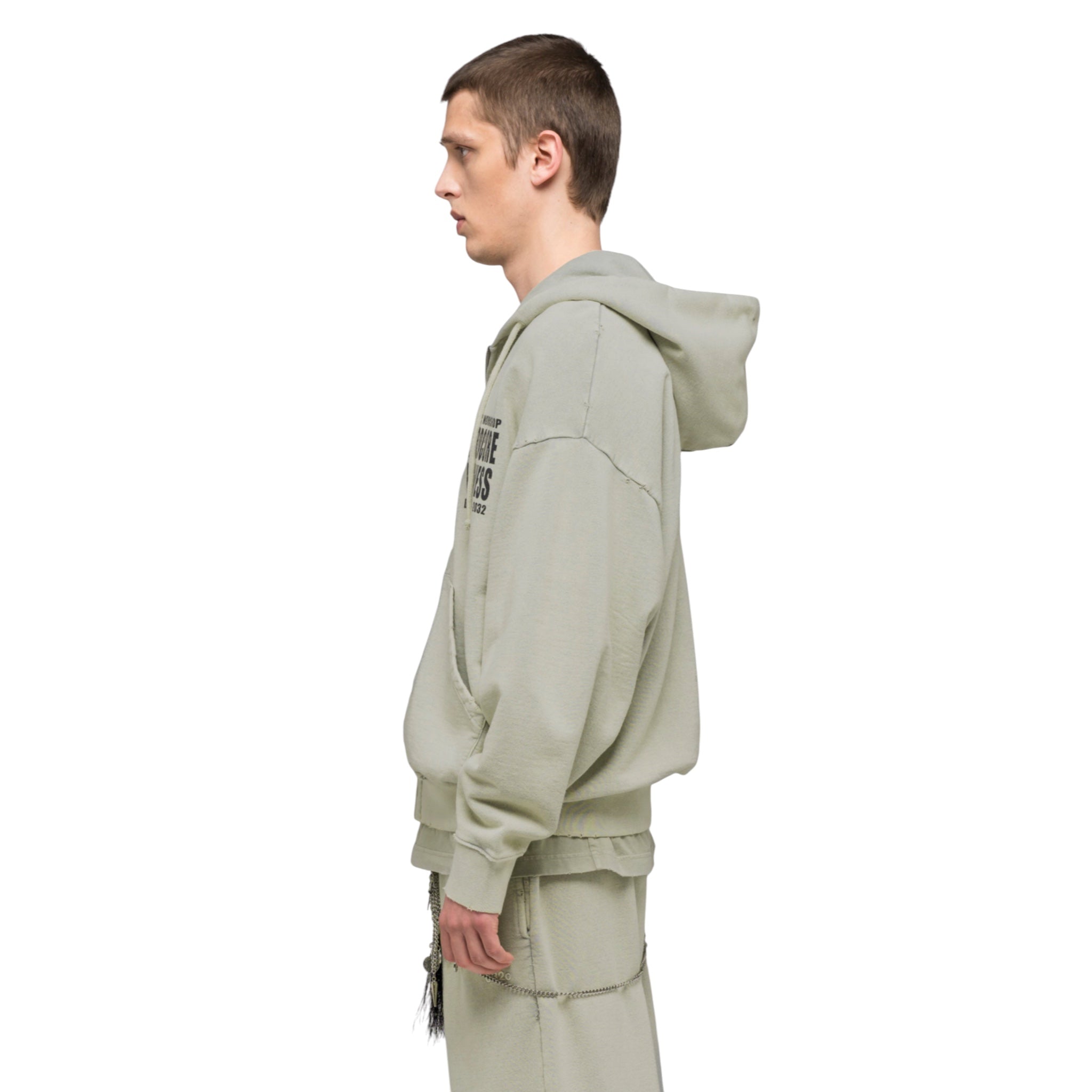 032C Hardcore Wellness Zip Up Hoodie - 032C