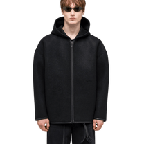 032C Neoprene Zip Up Hooded Jacket - 032C