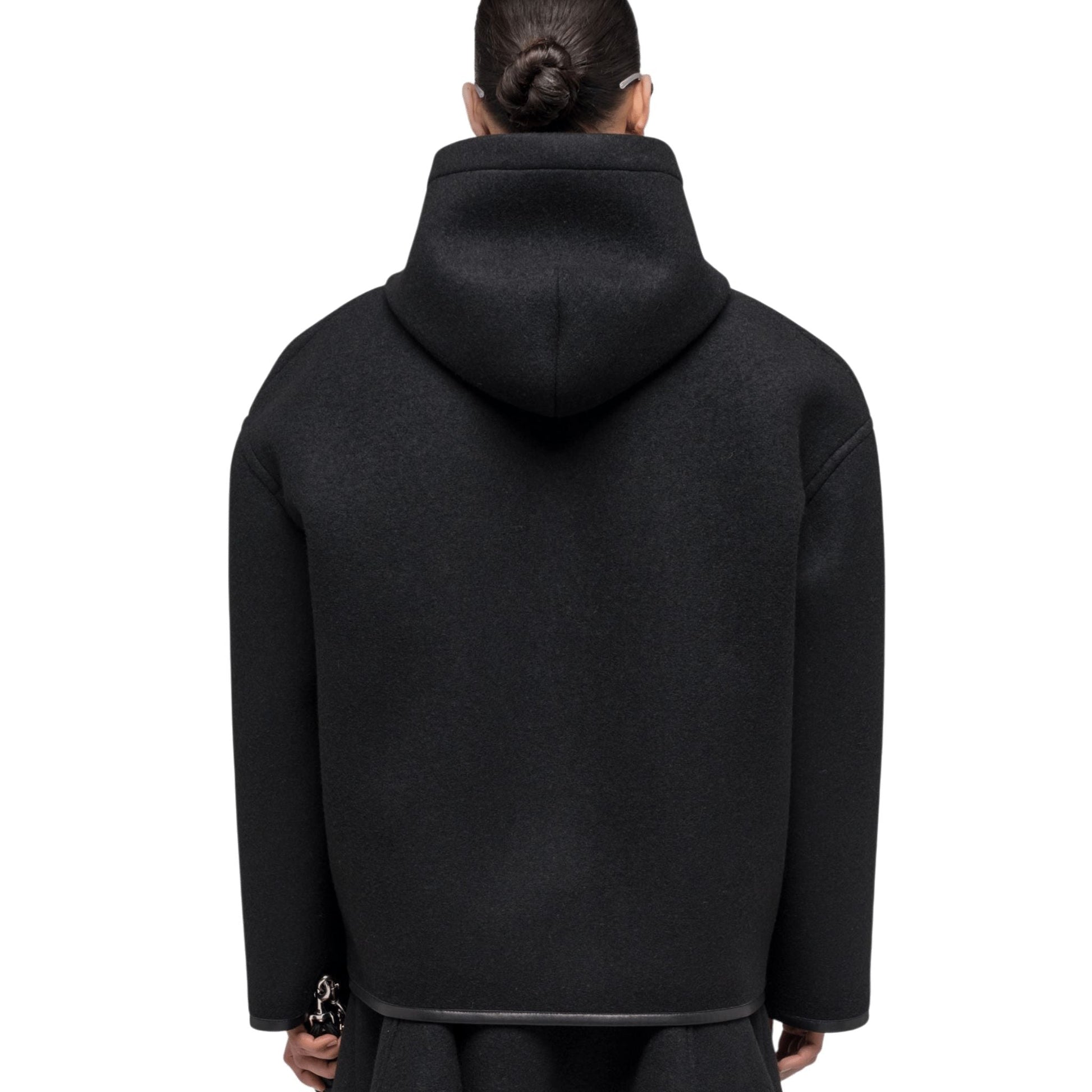 032C Neoprene Zip Up Hooded Jacket - 032C