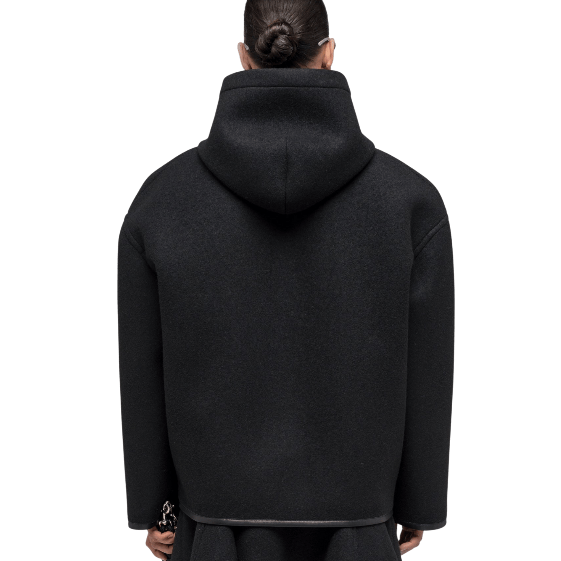 032C Neoprene Zip Up Hooded Jacket - 032C