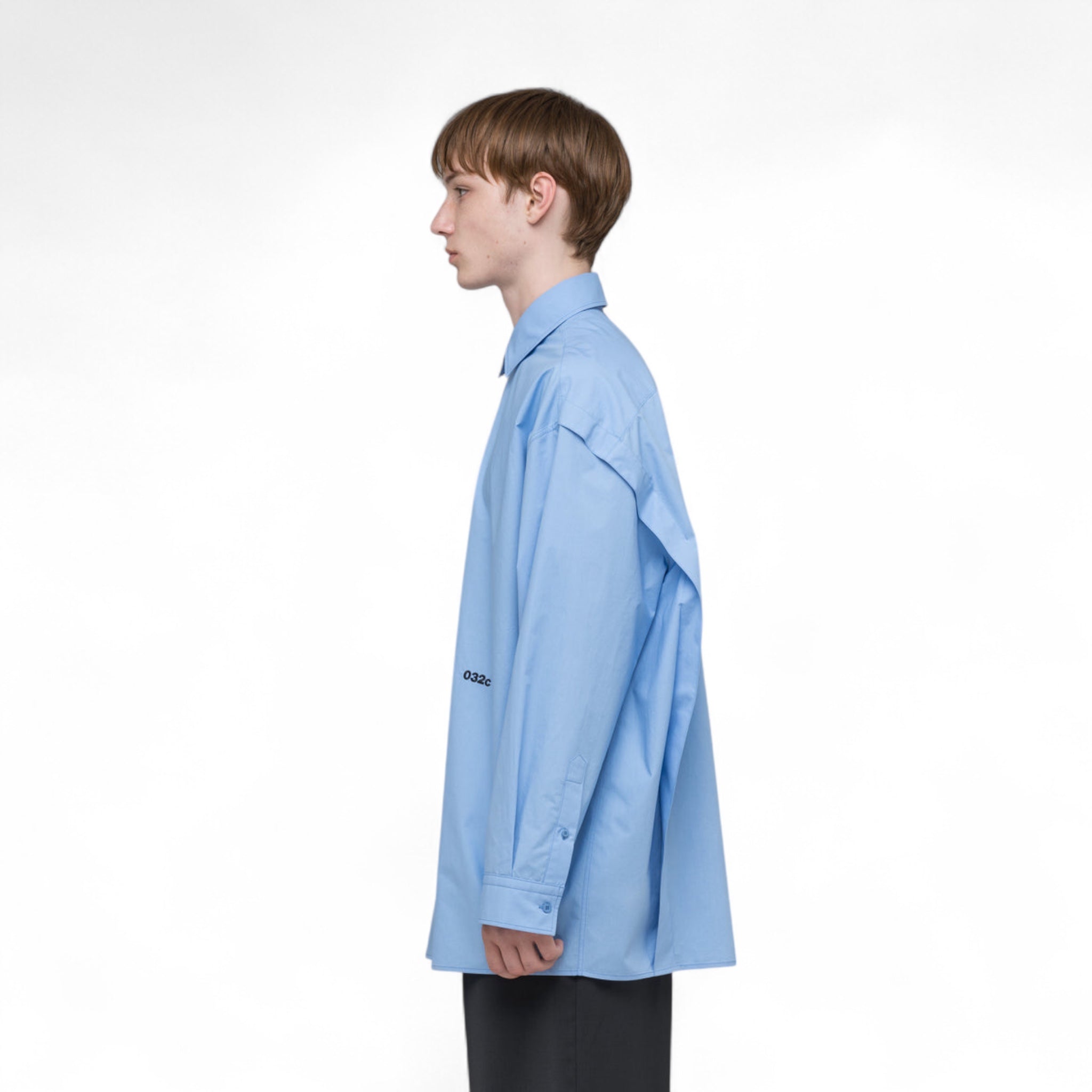 032C &quot;PLEASE STEAM&quot; OVERSIZED SHIRT - 032C