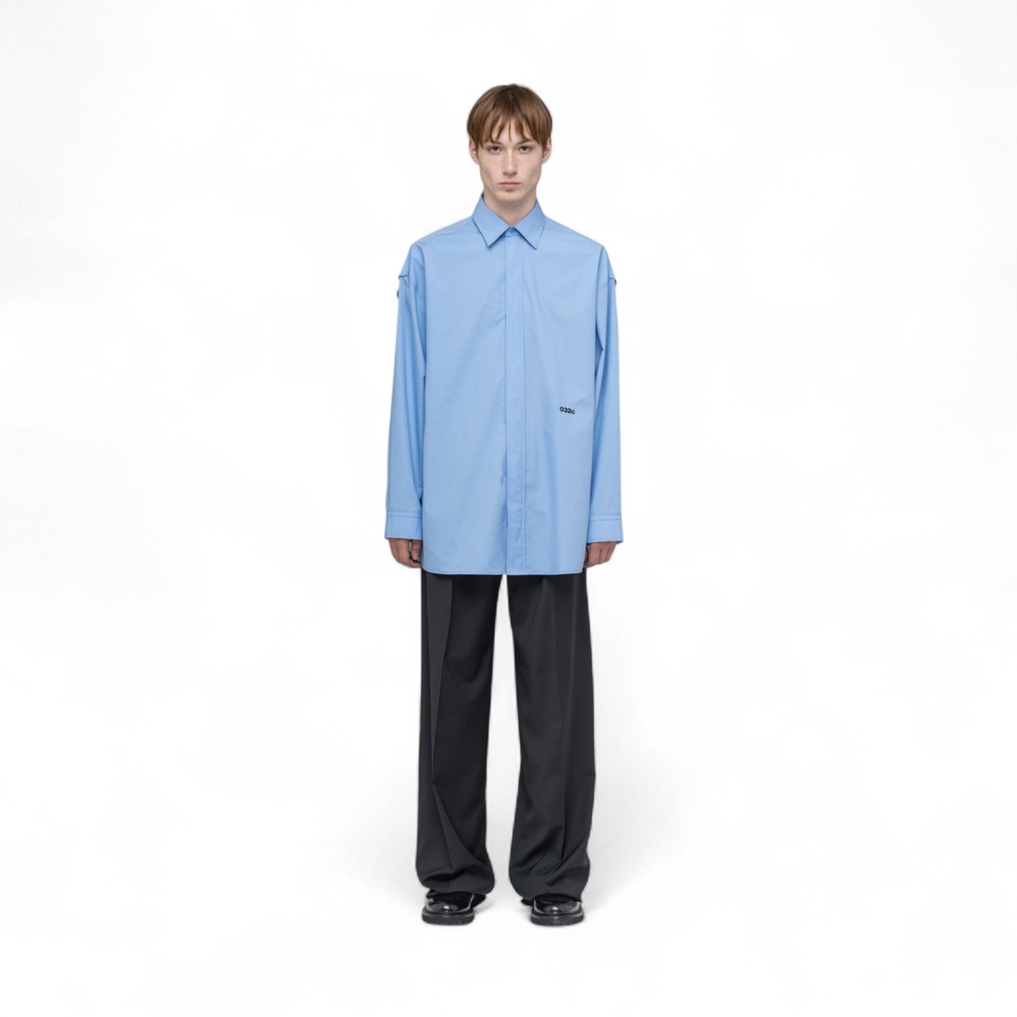 032C &quot;PLEASE STEAM&quot; OVERSIZED SHIRT - 032C