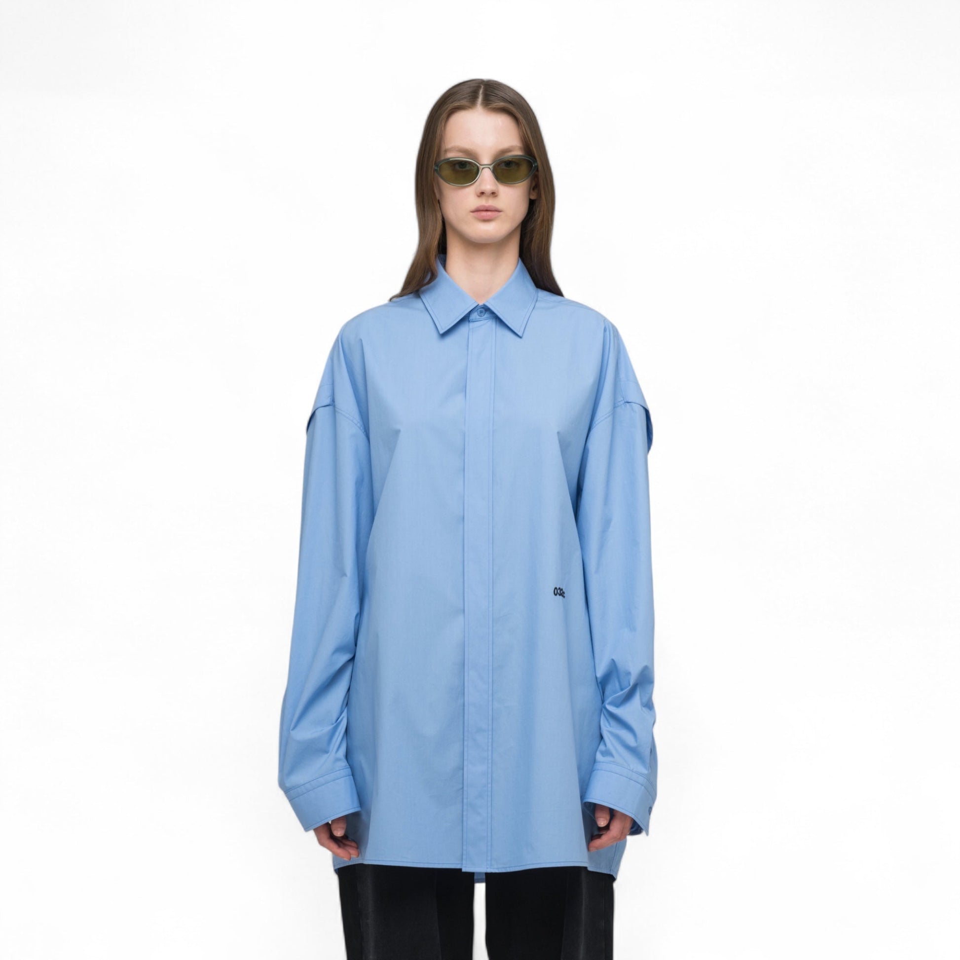 032C &quot;PLEASE STEAM&quot; OVERSIZED SHIRT - 032C