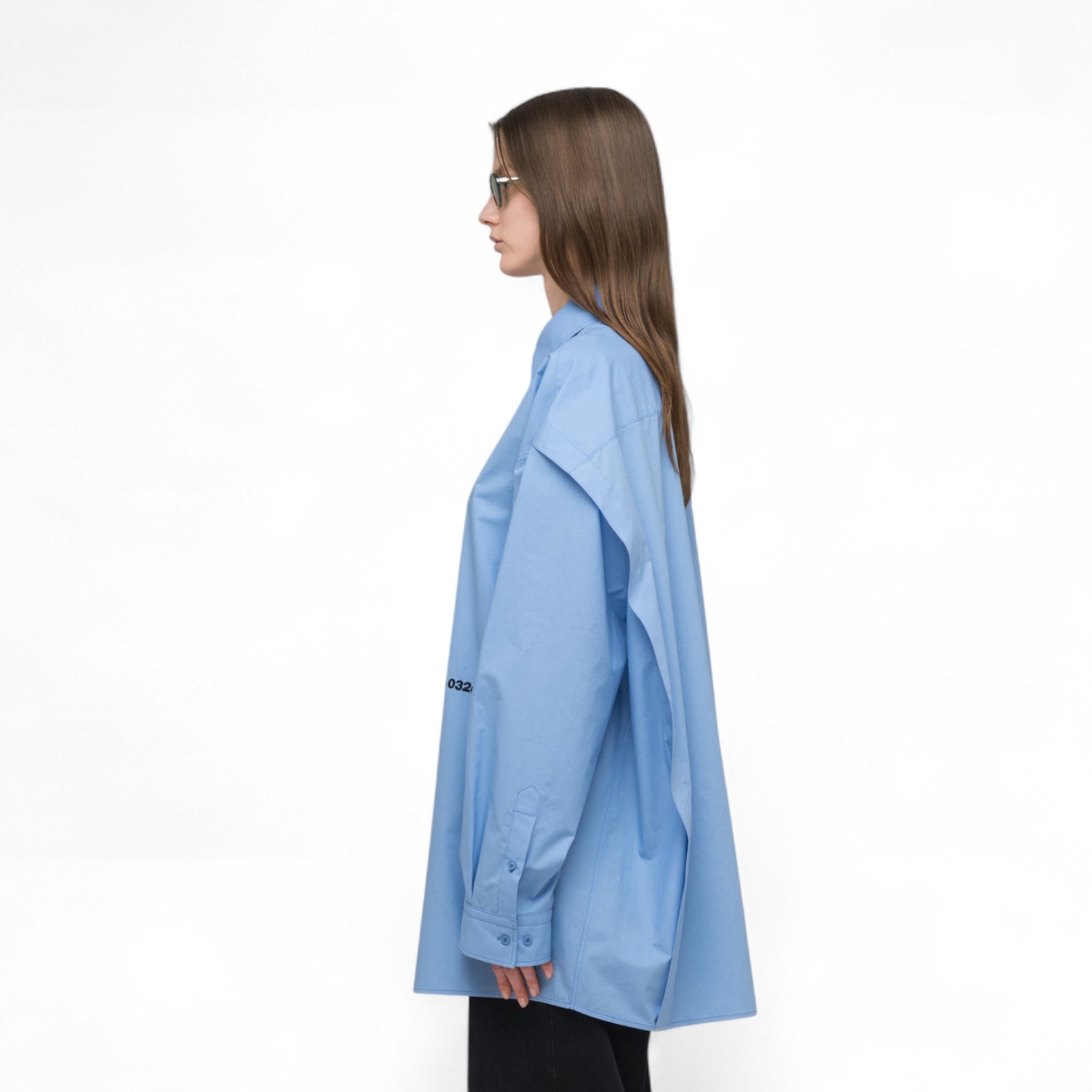 032C &quot;PLEASE STEAM&quot; OVERSIZED SHIRT - 032C