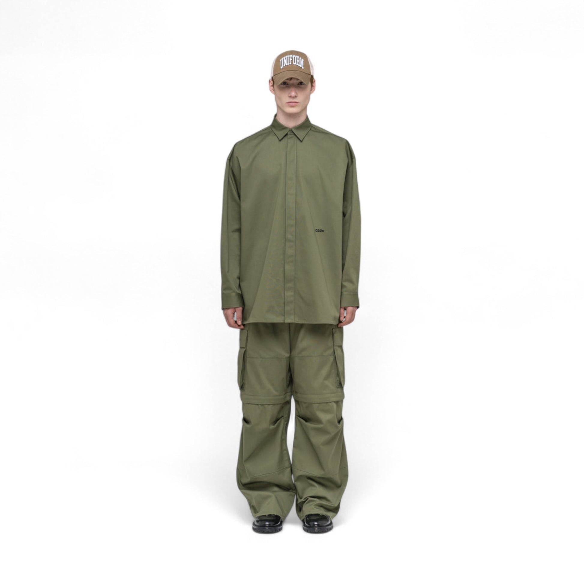 032C &quot;STEAMING OPTIONAL&quot; OVERSIZED SHIRT - 032C
