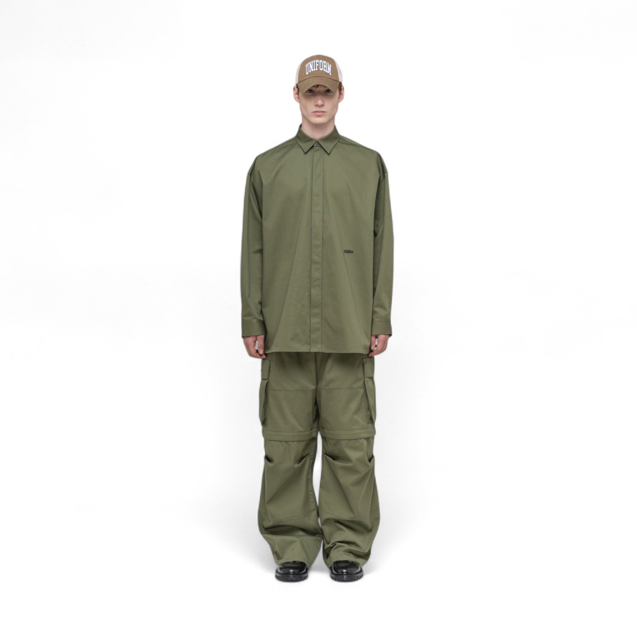 032C &quot;STEAMING OPTIONAL&quot; OVERSIZED SHIRT - 032C