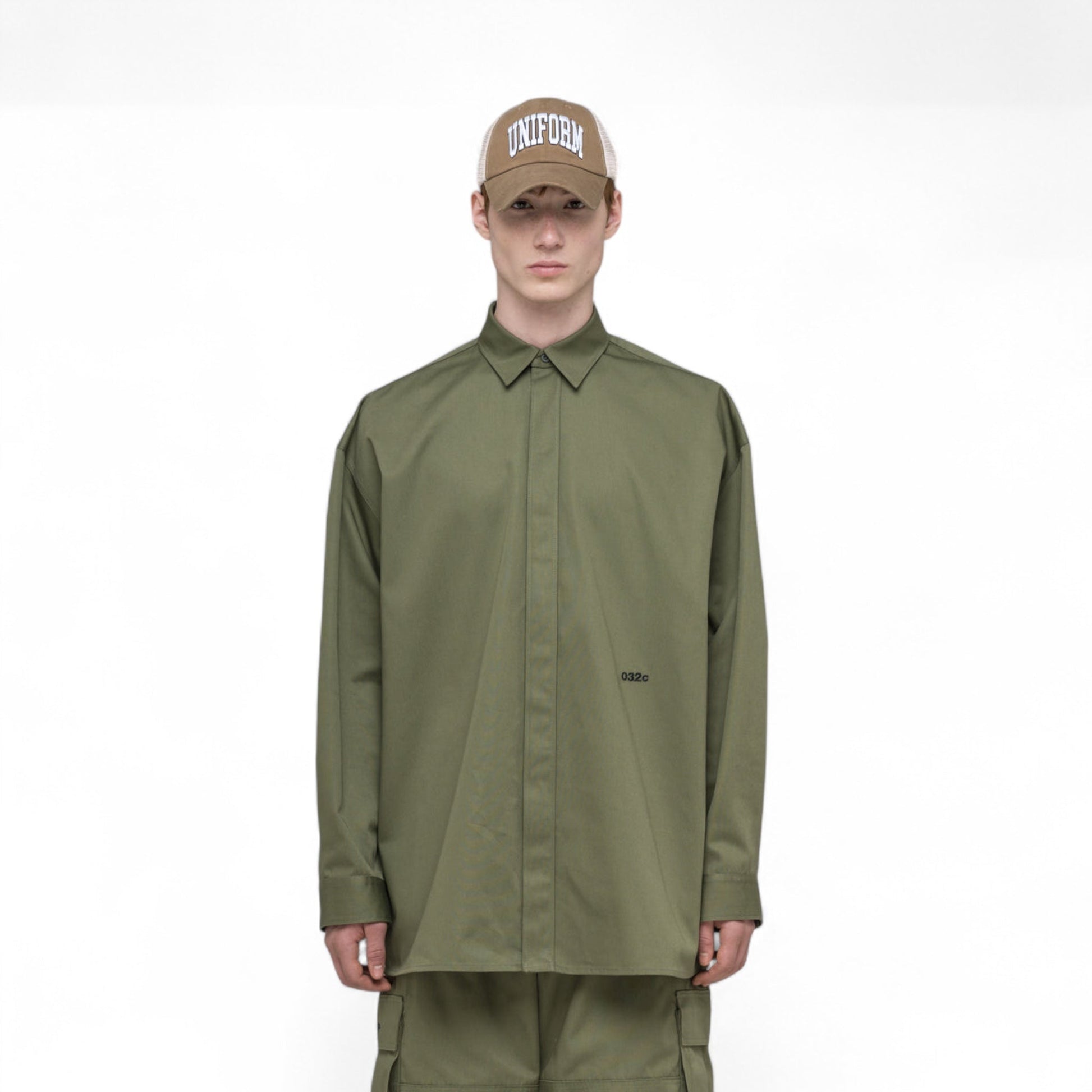 032C &quot;STEAMING OPTIONAL&quot; OVERSIZED SHIRT - 032C