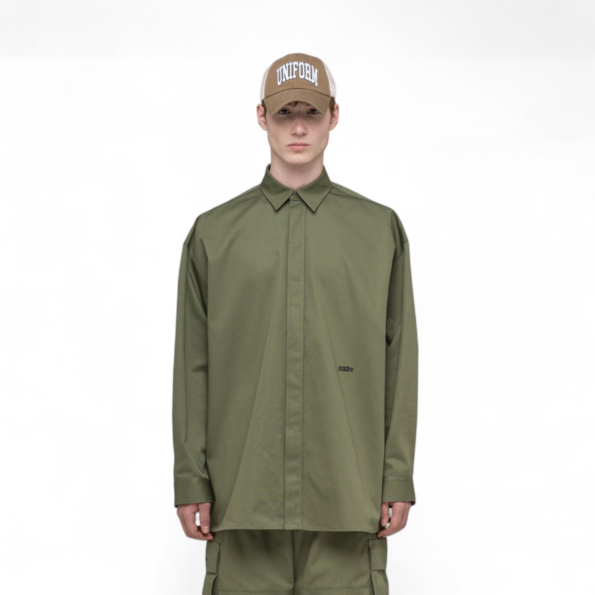 032C &quot;STEAMING OPTIONAL&quot; OVERSIZED SHIRT - 032C
