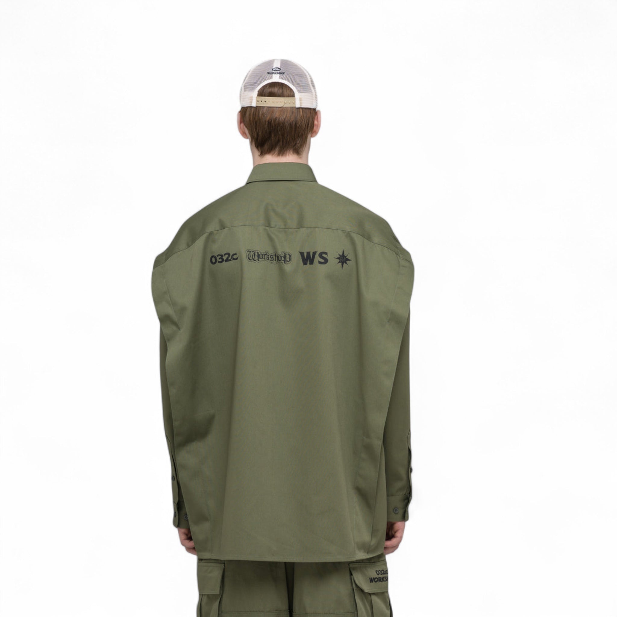 032C "STEAMING OPTIONAL" OVERSIZED SHIRT - 032C