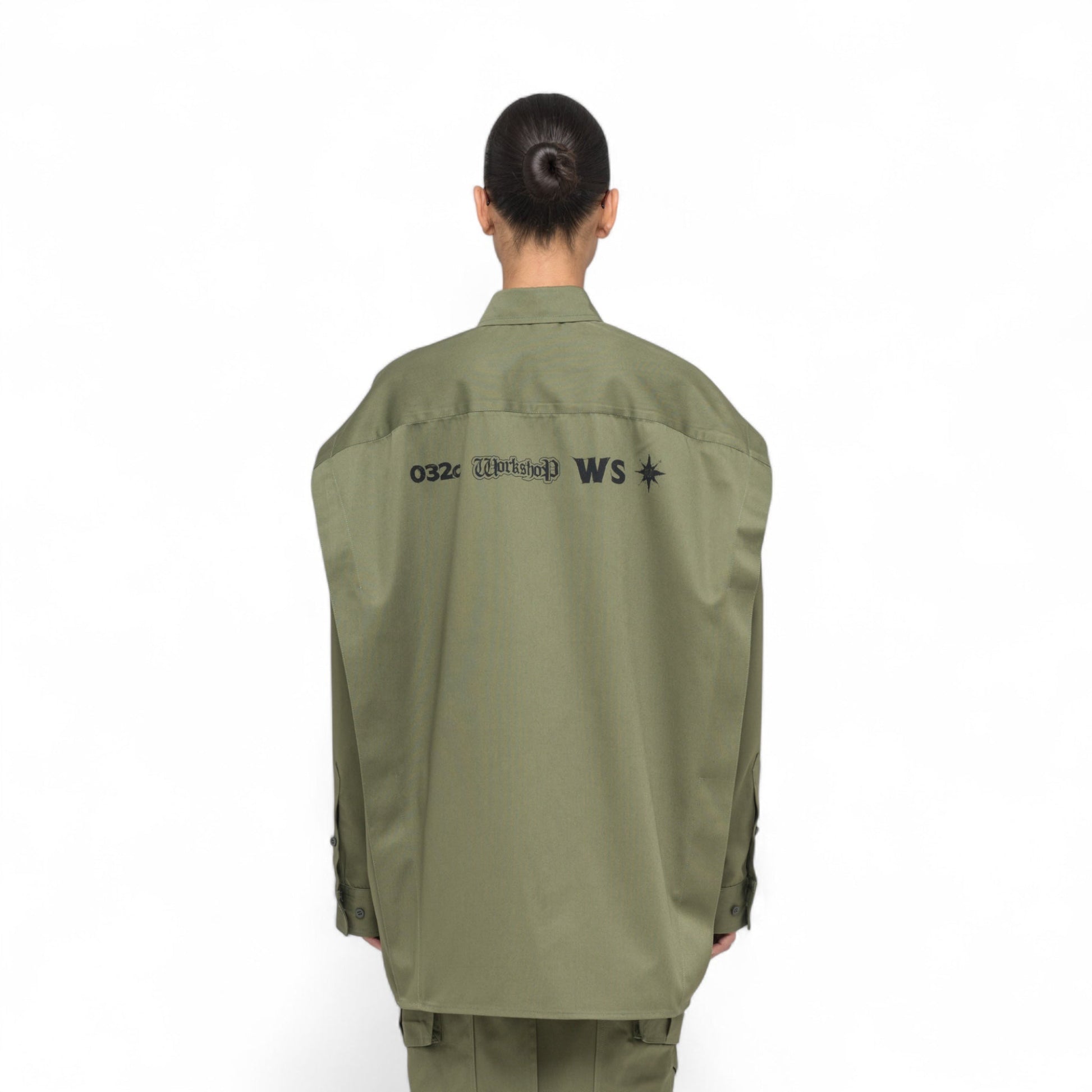 032C &quot;STEAMING OPTIONAL&quot; OVERSIZED SHIRT - 032C