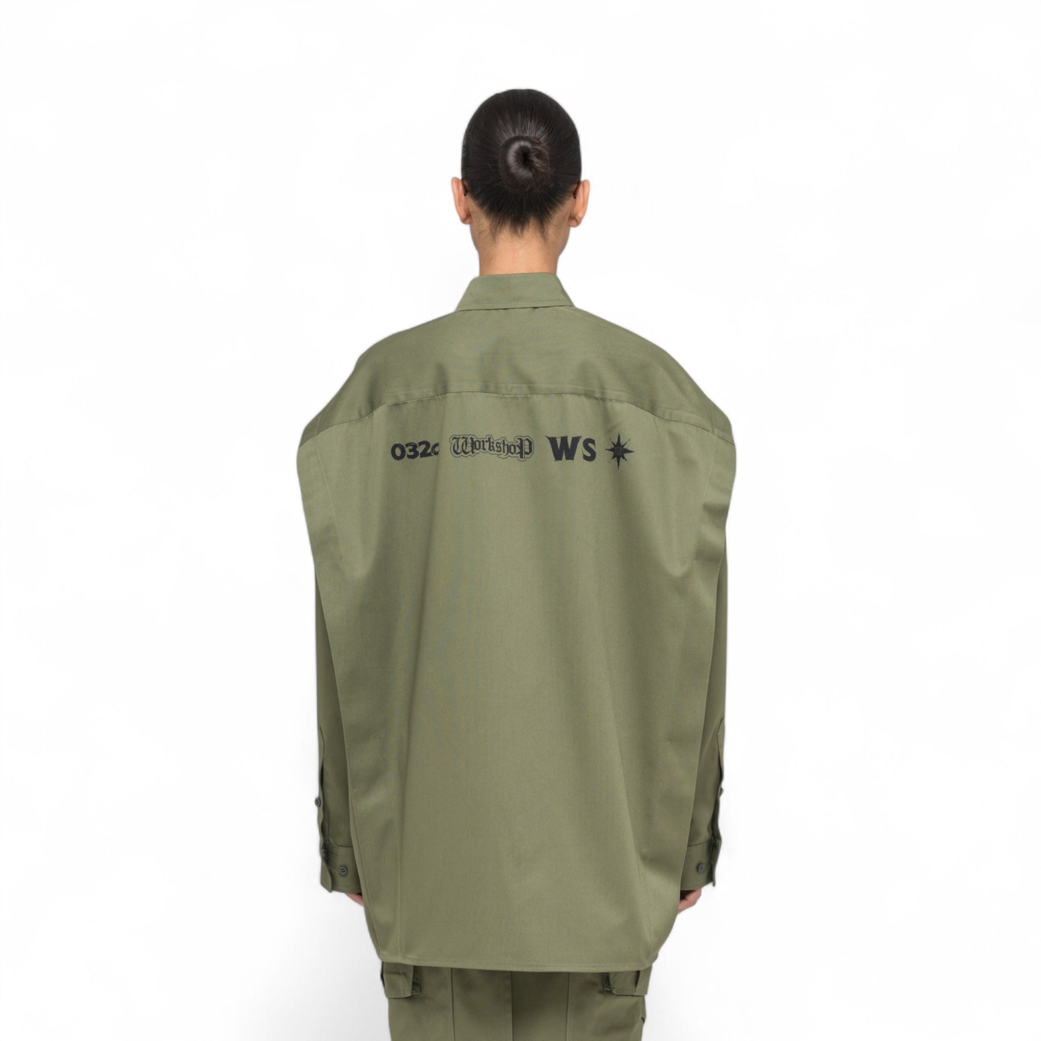 032C "STEAMING OPTIONAL" OVERSIZED SHIRT - 032C