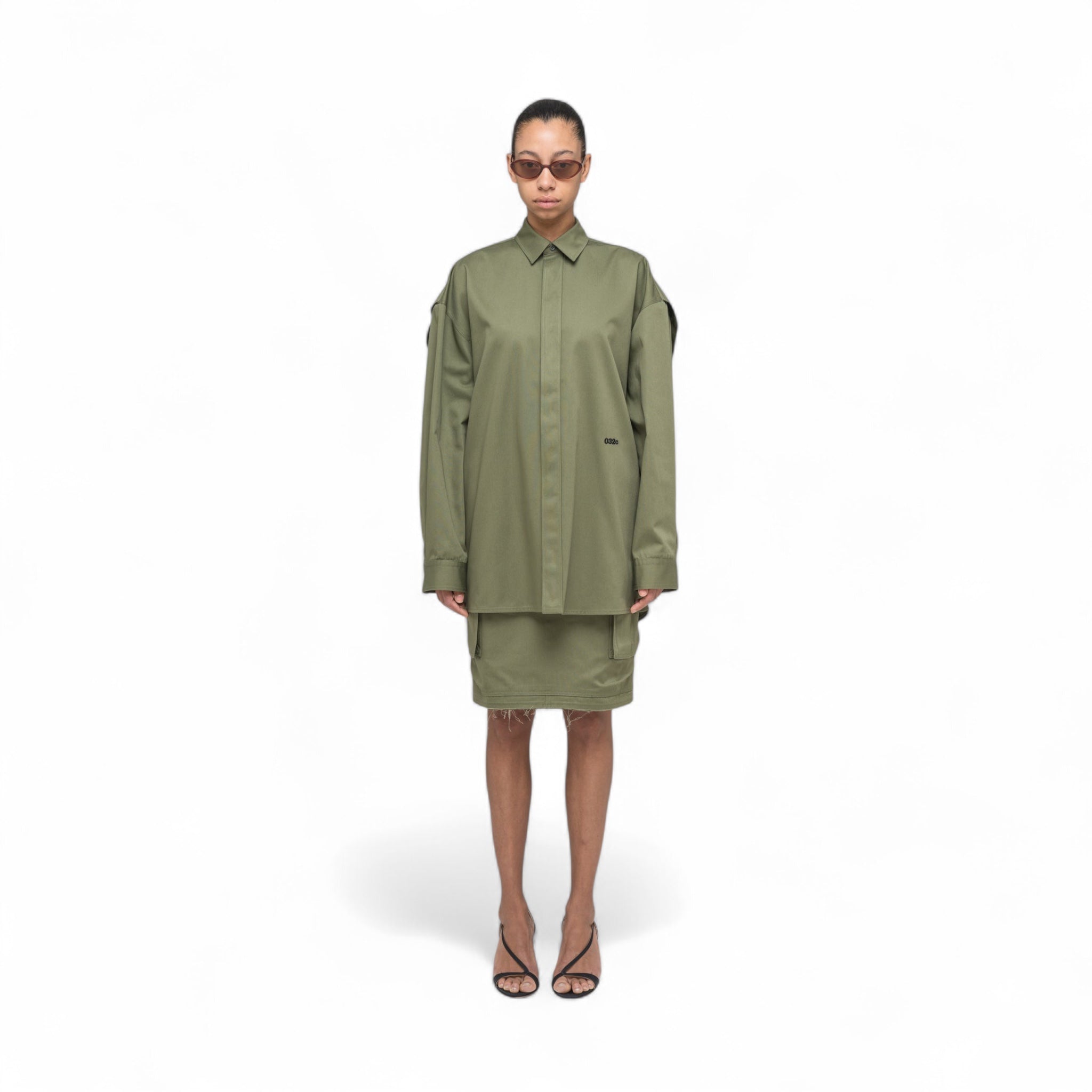 032C "STEAMING OPTIONAL" OVERSIZED SHIRT - 032C