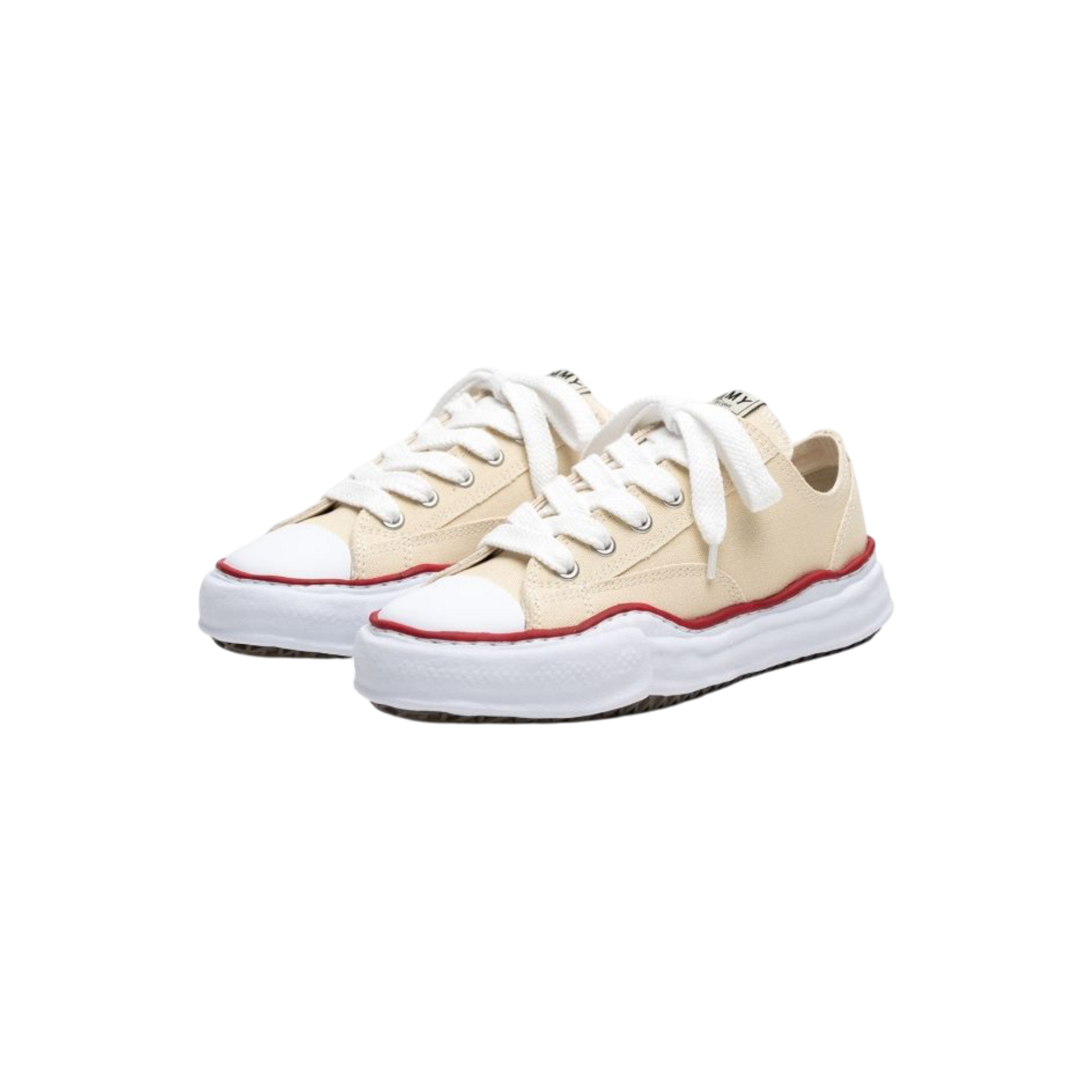 Maison MIHARA YASUHIRO "PETERSON" OG Sole Canvas Low-top Sneaker Natrual