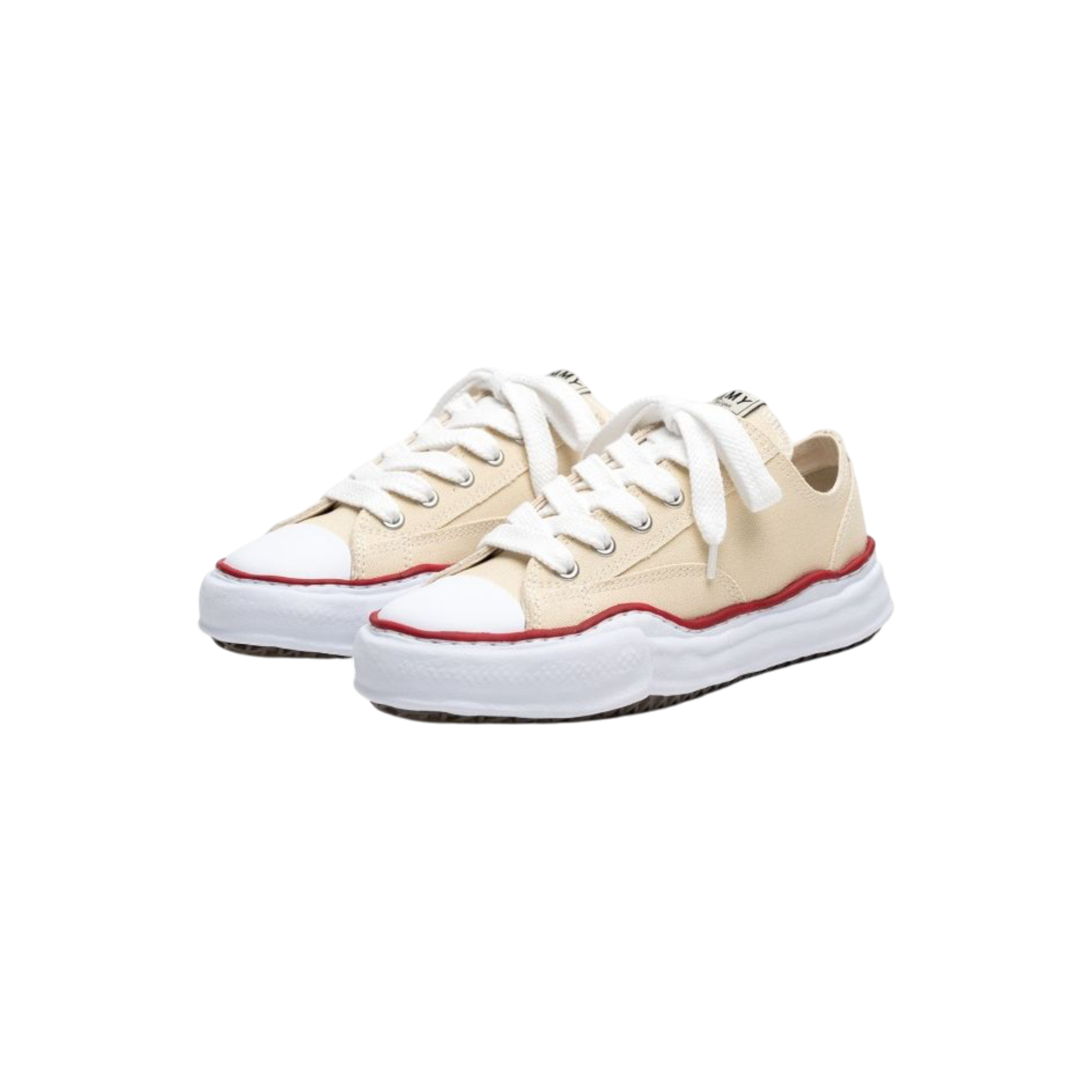 Maison MIHARA YASUHIRO "PETERSON" OG Sole Canvas Low-top Sneaker Natrual