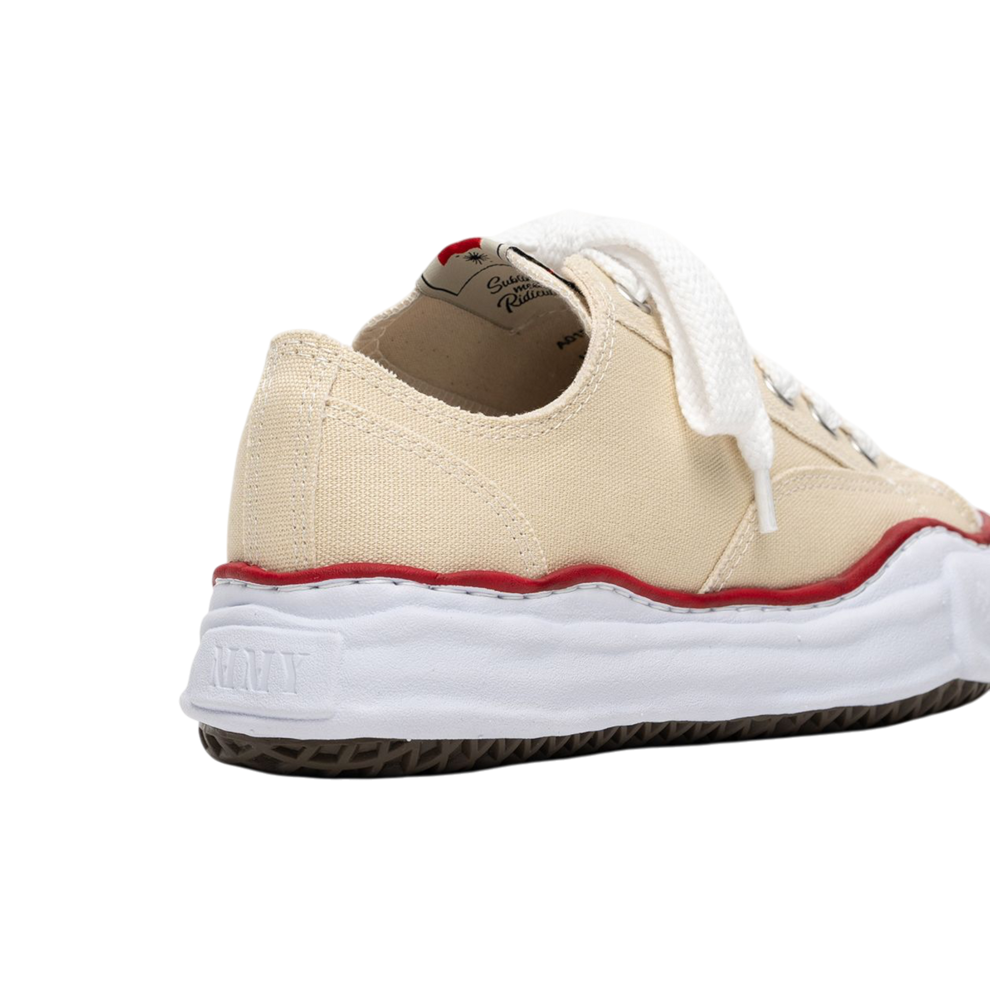 Maison MIHARA YASUHIRO "PETERSON" OG Sole Canvas Low-top Sneaker Natrual