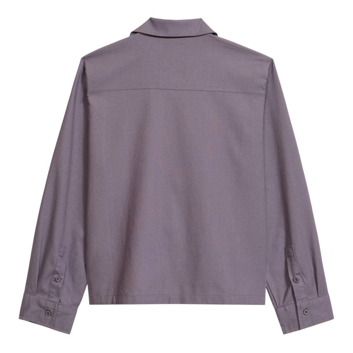 KidSuper Studios Face Camp Collar Button Up Longsleeve - Plum