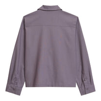 KidSuper Studios Face Camp Collar Button Up Longsleeve - Plum